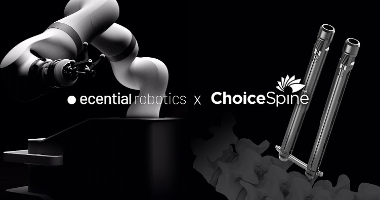 Ecential Robotics And Choicespine Announce Long Term Partnership To Enhance Robotic Spine